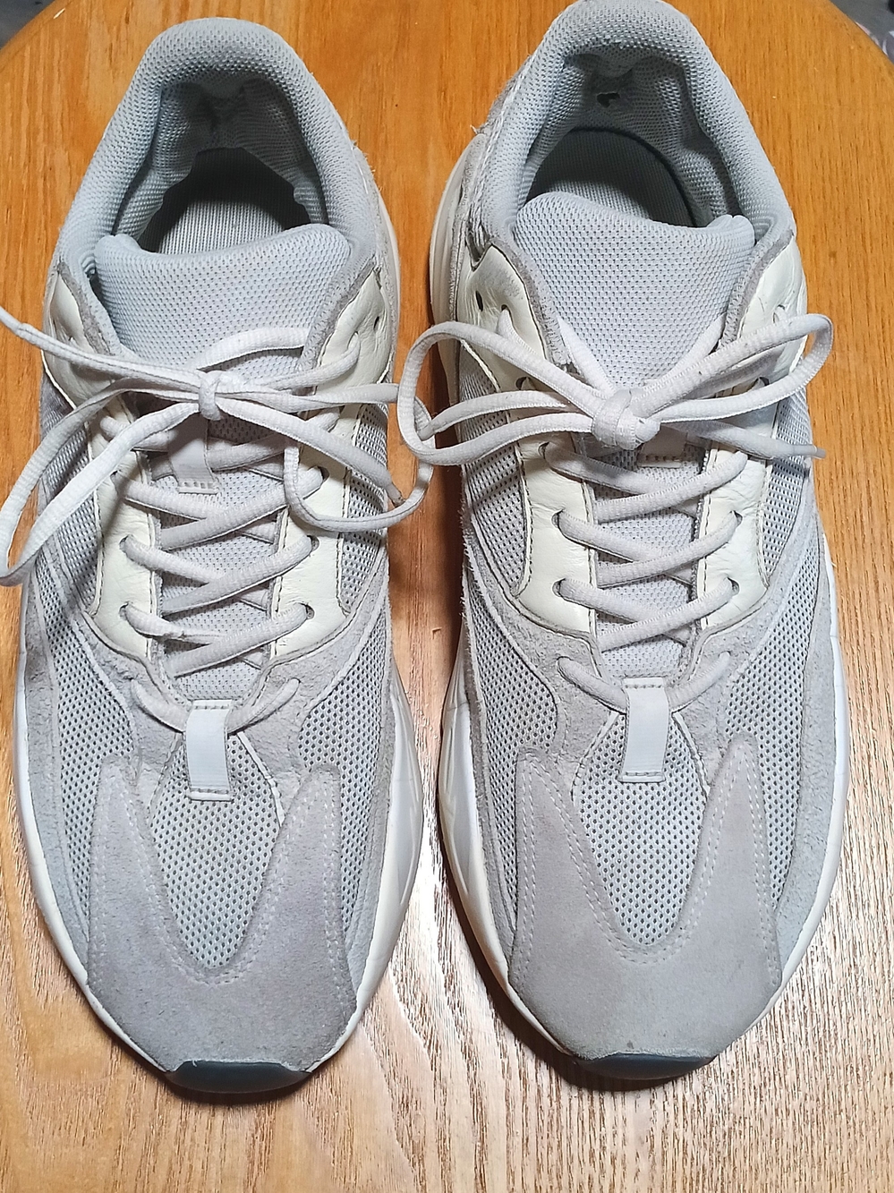 Adidas Yeezy Boost 700 Light Grey Off-White Chunky Sneakers Size 11.5 .